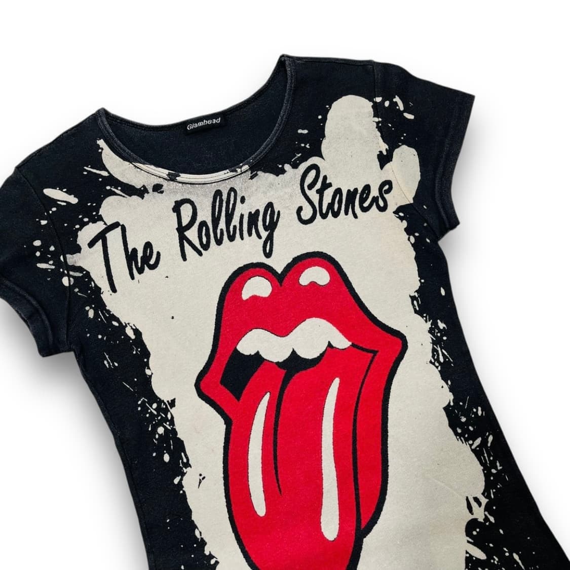 펑크 글램헤드 롤링 스톤즈 슬림 반팔 티셔츠 상품이미지2