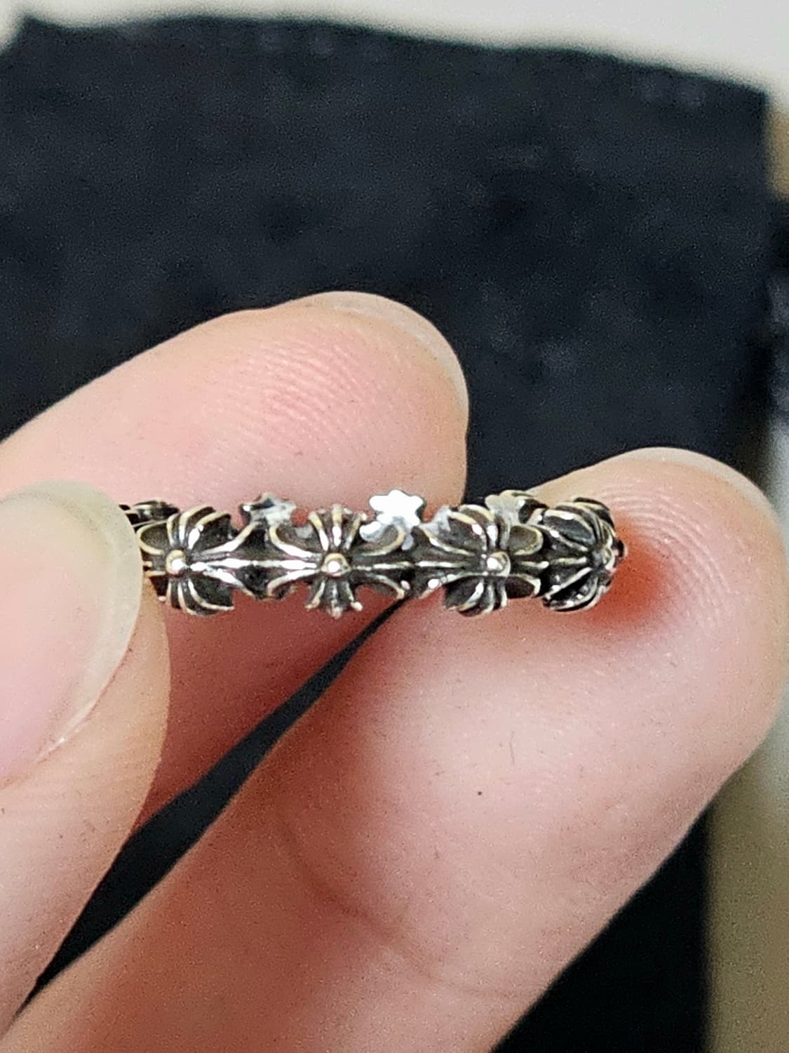 크롬하츠 타이니 E CH 플러스 밴드링 US 5사이즈 상품이미지4