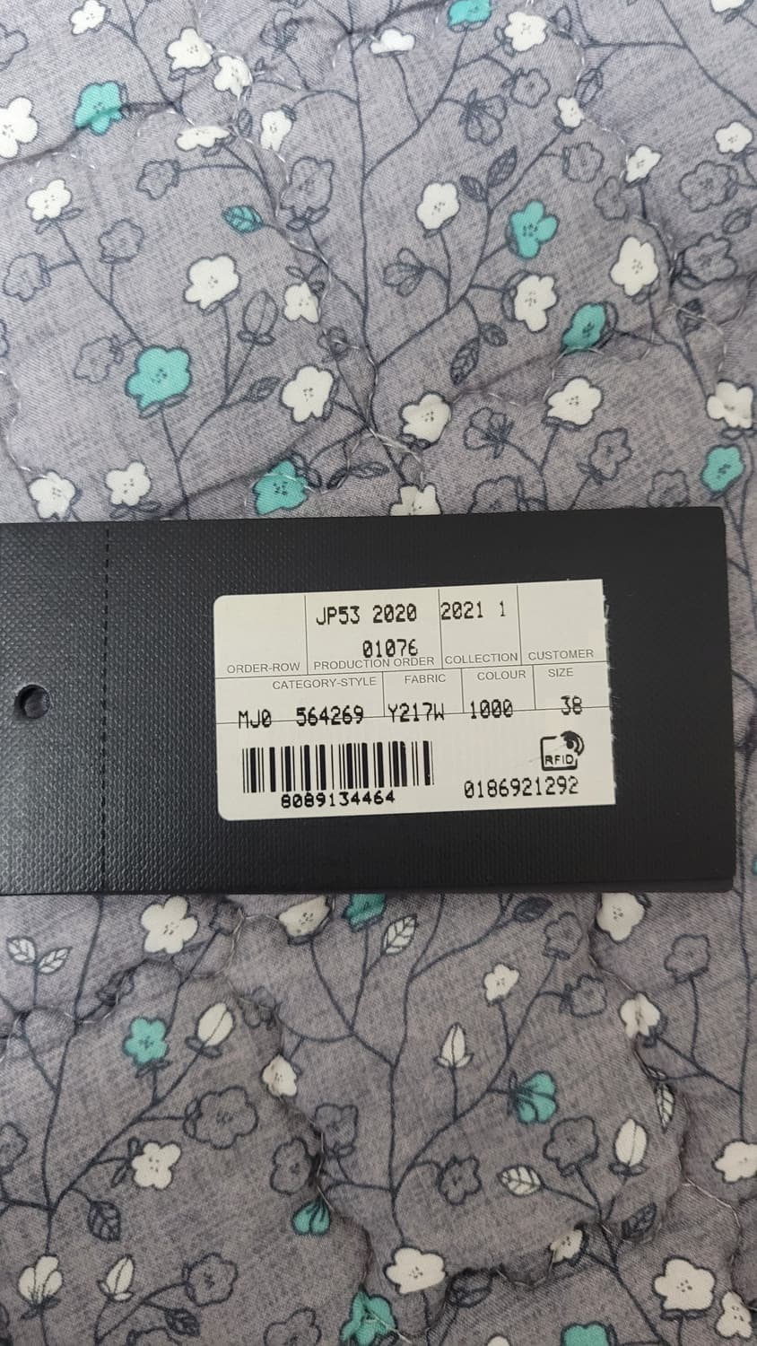 생로랑 히든버튼 블랙 셔츠 38 상품이미지2