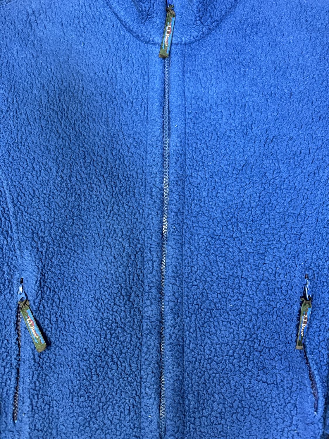 빈티지 엘엘빈 L.L.Bean 집업 플리스 자켓 네이비블루 M 상품이미지2