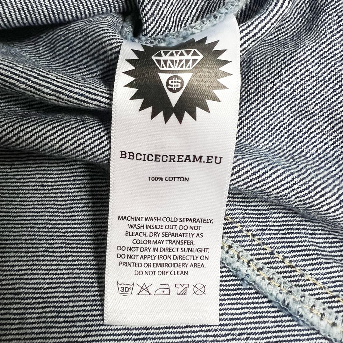 BBC 아이스크림 카우보이 데님 트럭커 자켓 (L) 상품이미지10