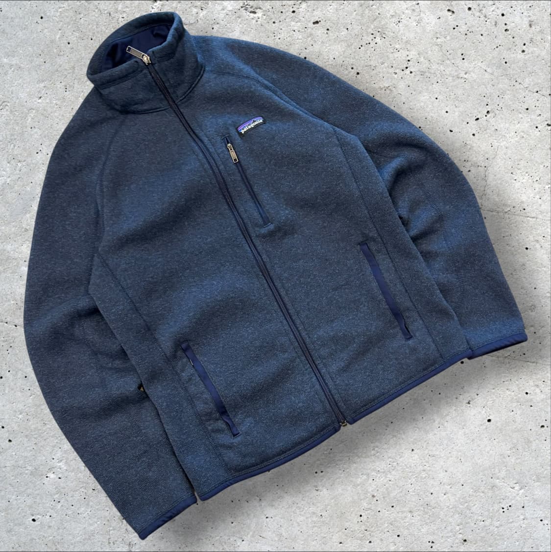 [S] 파타고니아 베터 니트 풀집업 플리스 네이비 자켓 D491 상품이미지1