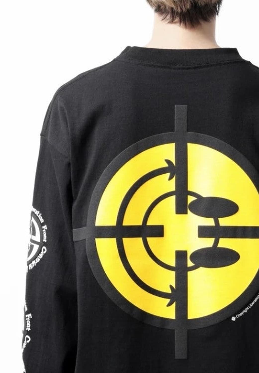 @새상품@ 레디메이드 스마일 타겟 긴팔 티셔츠 블랙  상품이미지2