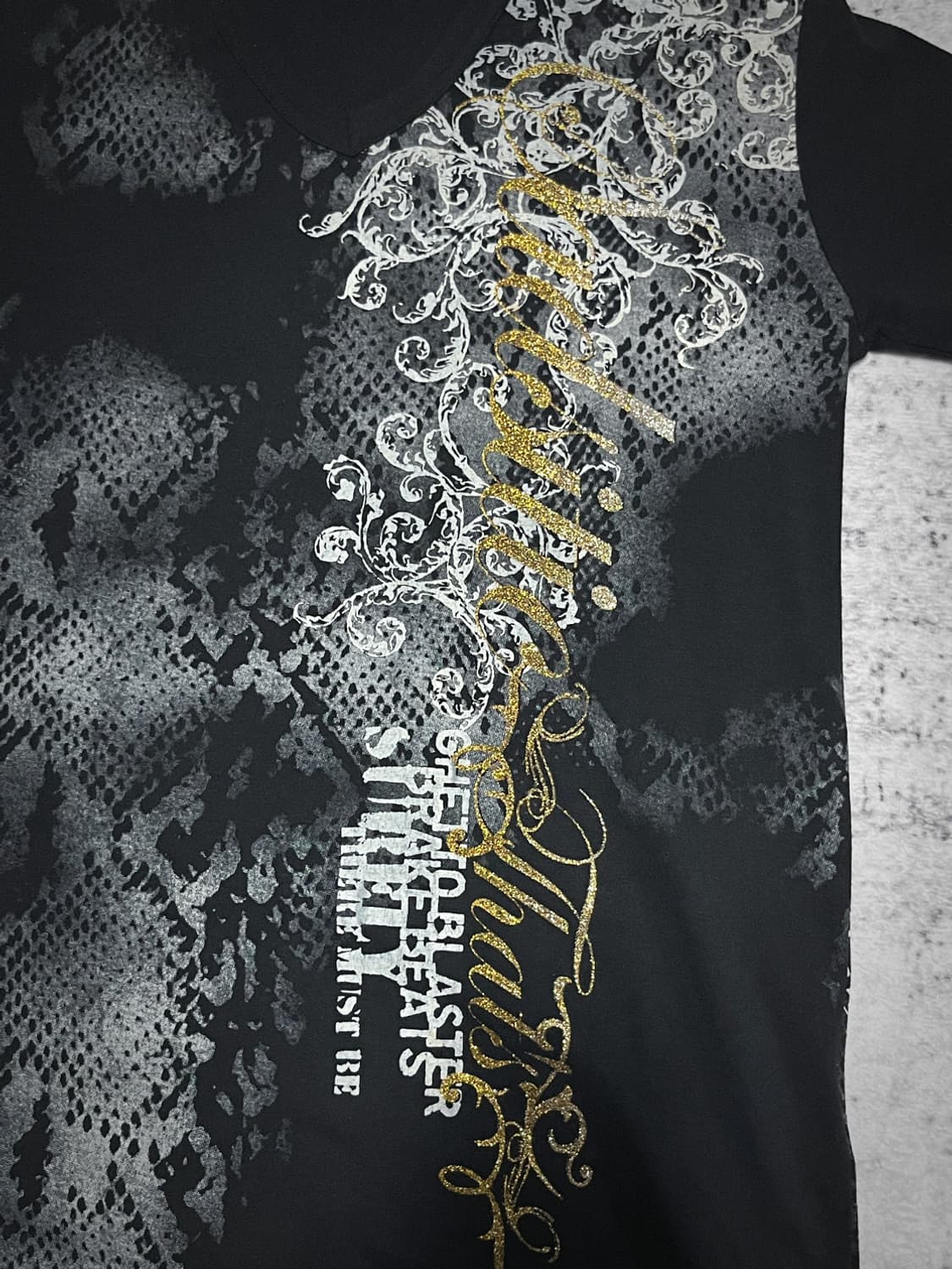 (clash ahead) 00s glitter graphic t  상품이미지6