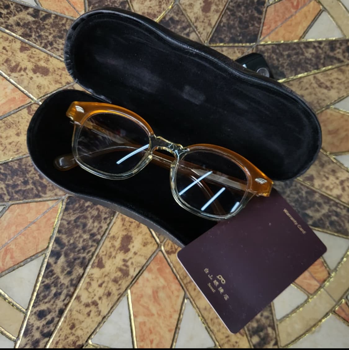 급처 백산안경 윕스 투톤 상품이미지1