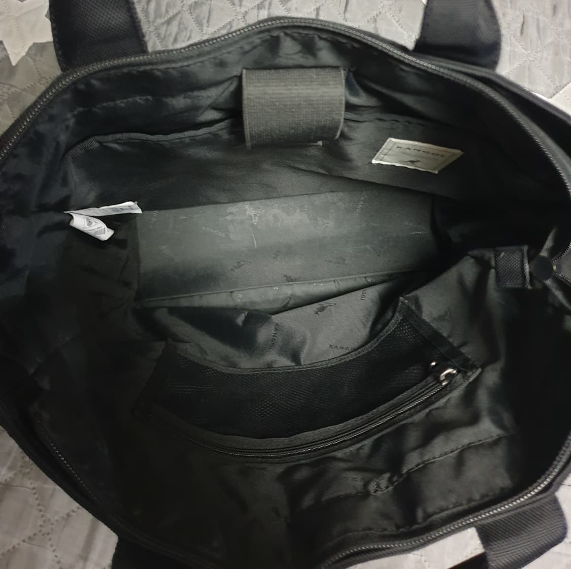 캉골 나일론 스포티 멀티 도트백 블랙 상품이미지2