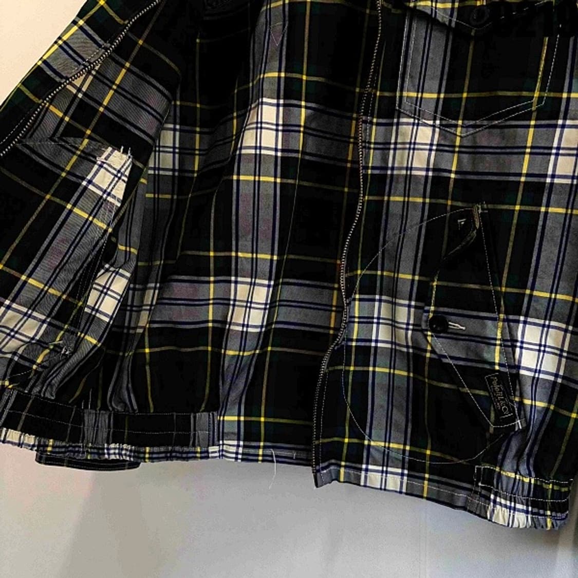 폴로 랄프로렌 체크 후드집업 자켓 M 0219  상품이미지5