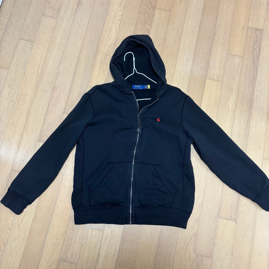 폴로 기모 후드집업 판매합니다. 상품이미지3