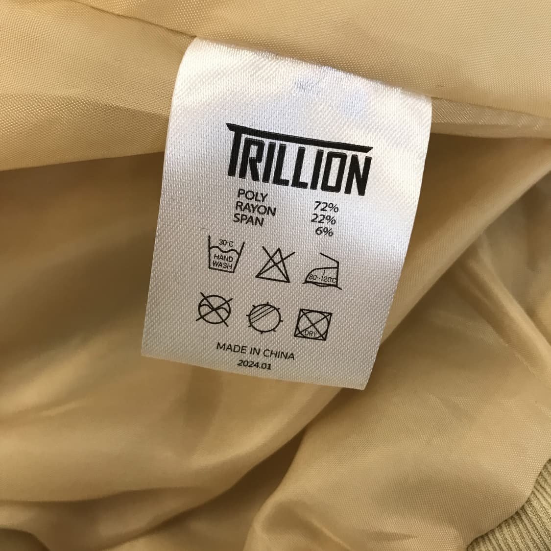 트릴리온 트윌 리벳 블루종 [XL] 상품이미지5