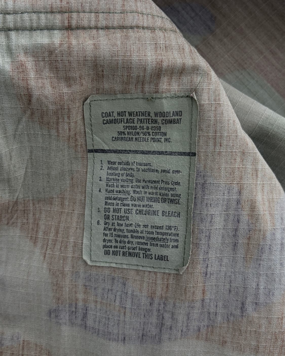 [XS]US NAVY 미군 90s 우드랜드 BDU 셔츠 자켓 상품이미지6