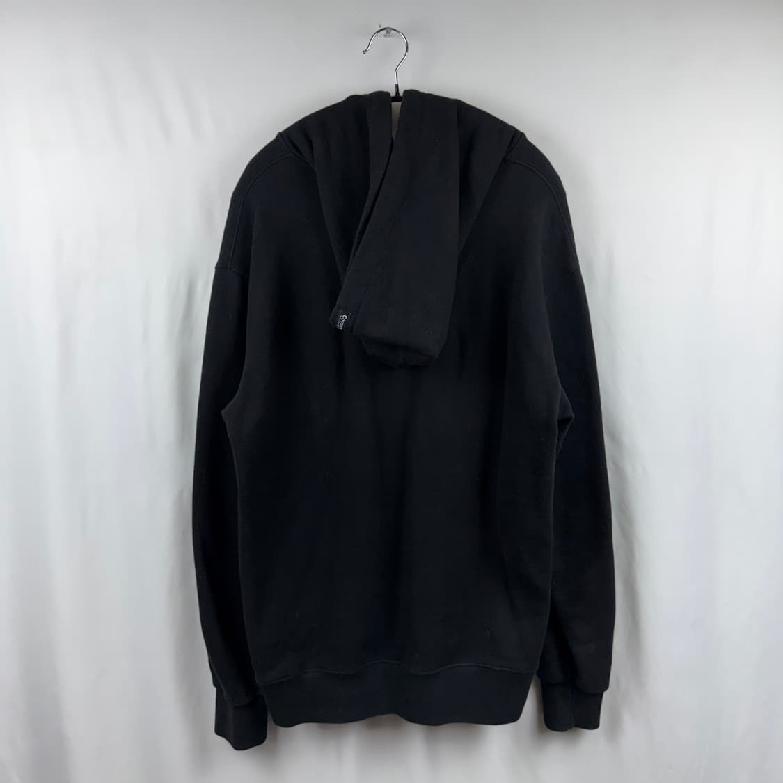 (M) 커버낫 어센틱 아치로고 후드 티 블랙 상품이미지6