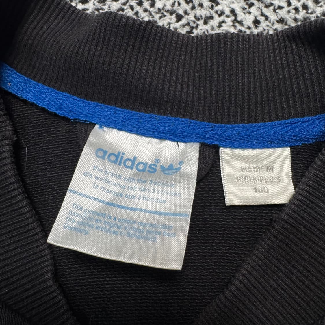 Name : 아디다스 올드스쿨 사이드라인 블랙컬러 코튼져지 :)  상품이미지3