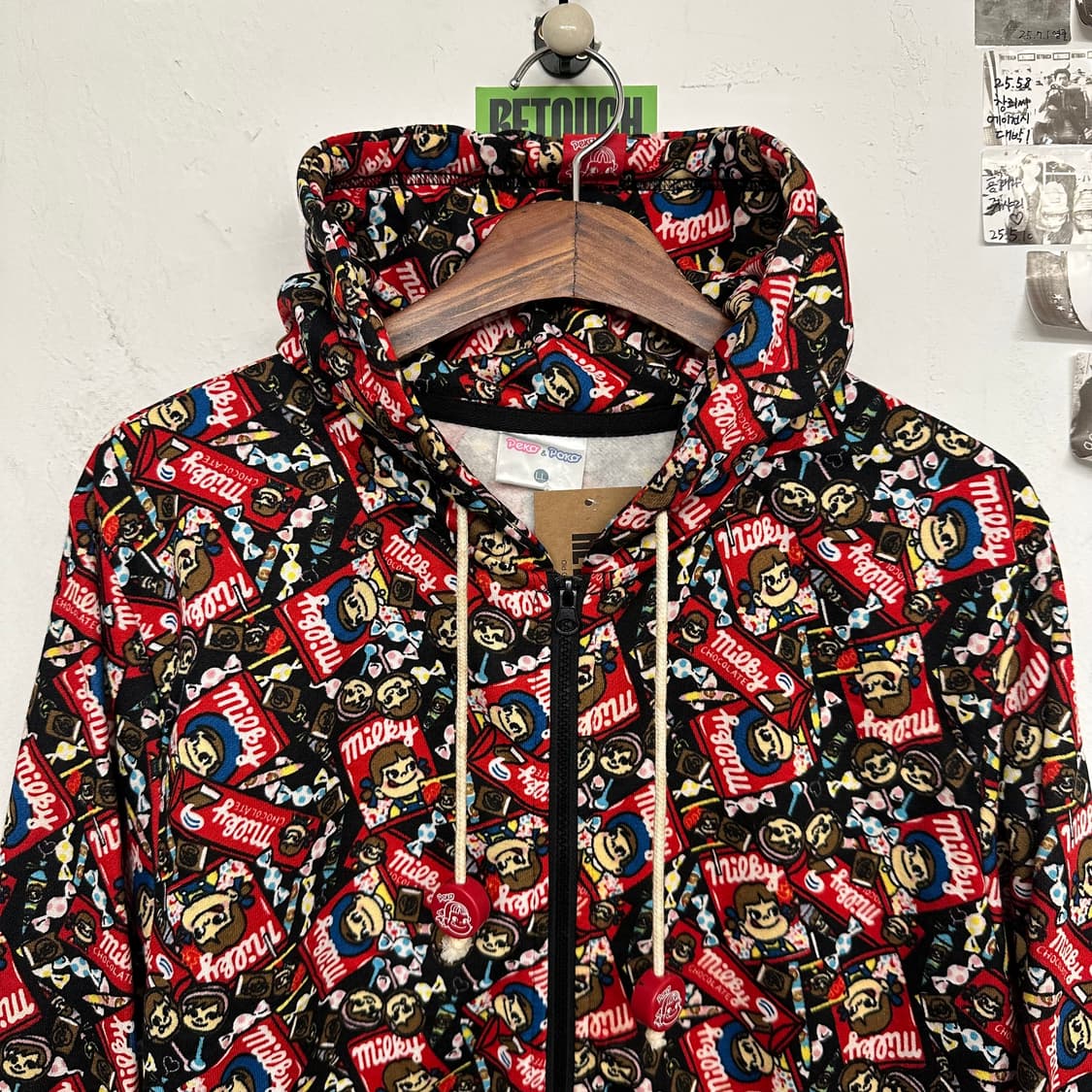 페코짱 오피셜 후드 집업 상품이미지2