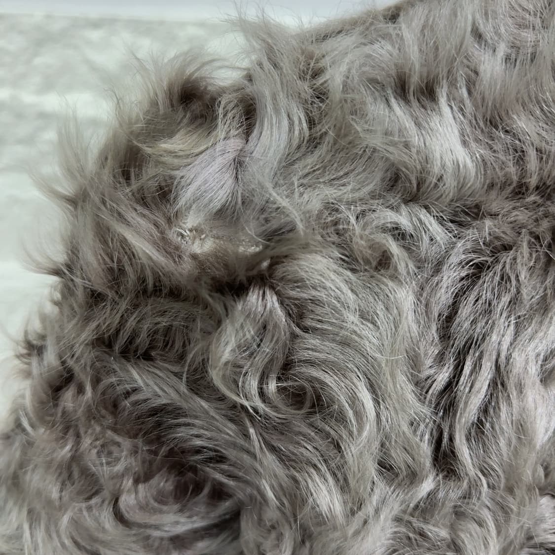 빈티지 그레이 브라운 토스카나 양털 7-8부 코트 상품이미지6