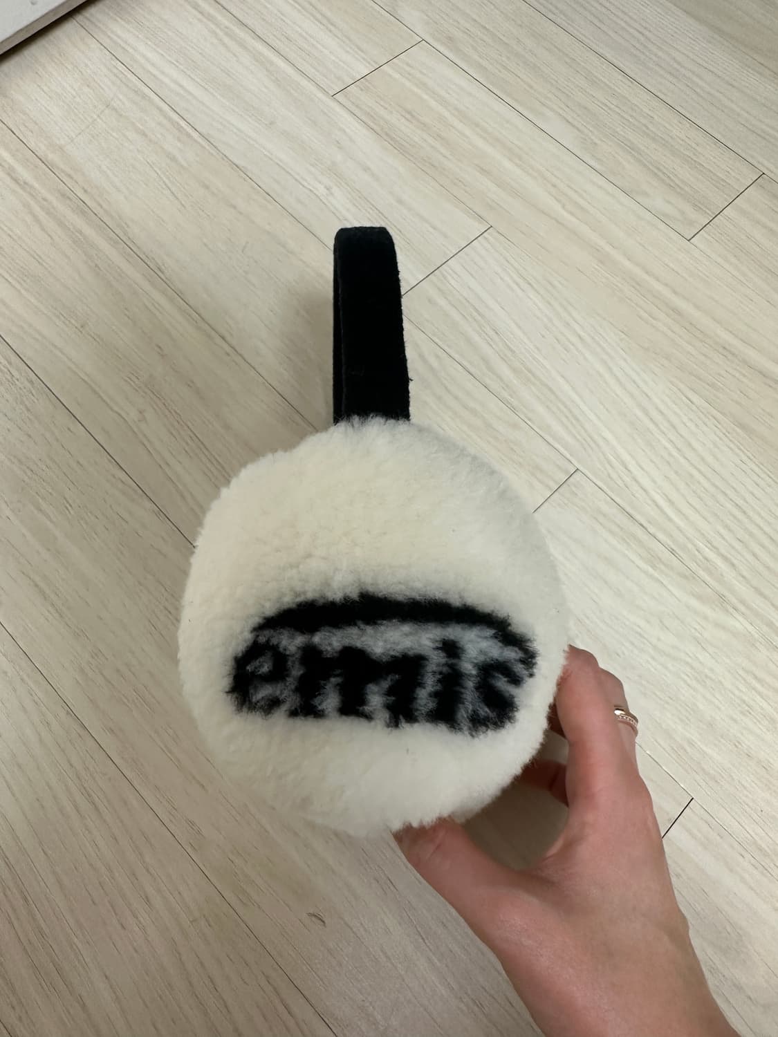 emis 이미스 퍼 귀마개 LOGO JACQUARD EAR MUFF 상품이미지5