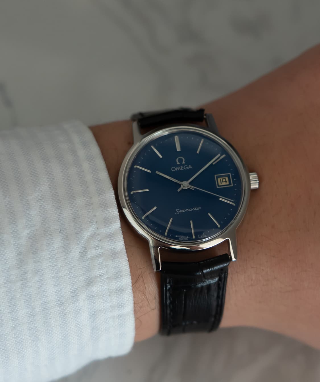 오메가 씨마스터 청판 수동 빈티지 시계 상품이미지1