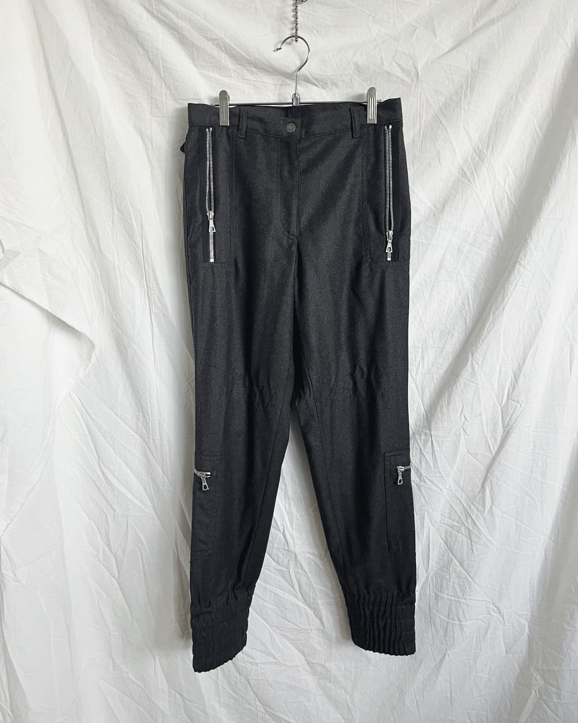 드리스 반 노튼 멀티지퍼 포켓 캐시미어 조거팬츠 상품이미지2