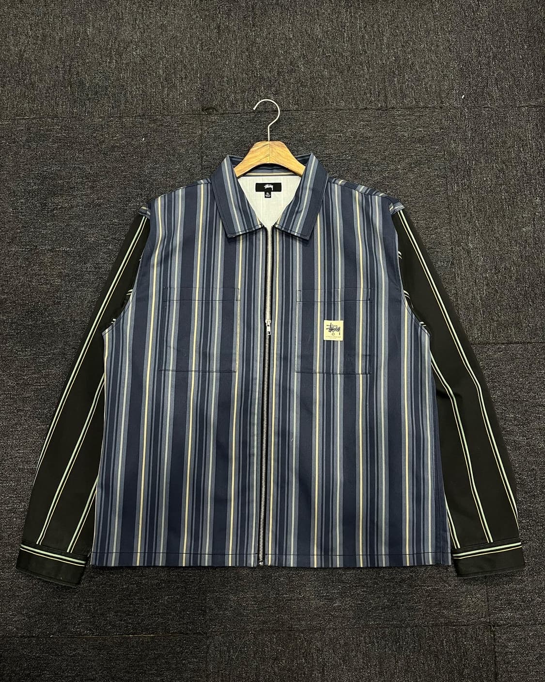 스투시 믹스 스트라이프 집업 워크자켓 상품이미지4