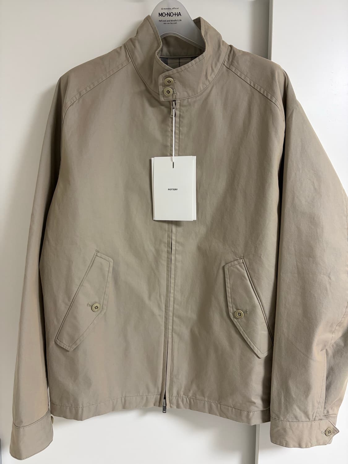 포터리 수피마 코튼 해링턴 자켓 새상품 상품이미지2