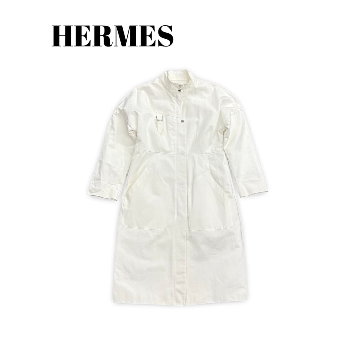 (90)에르메스 화이트 롱 자켓 상품이미지1