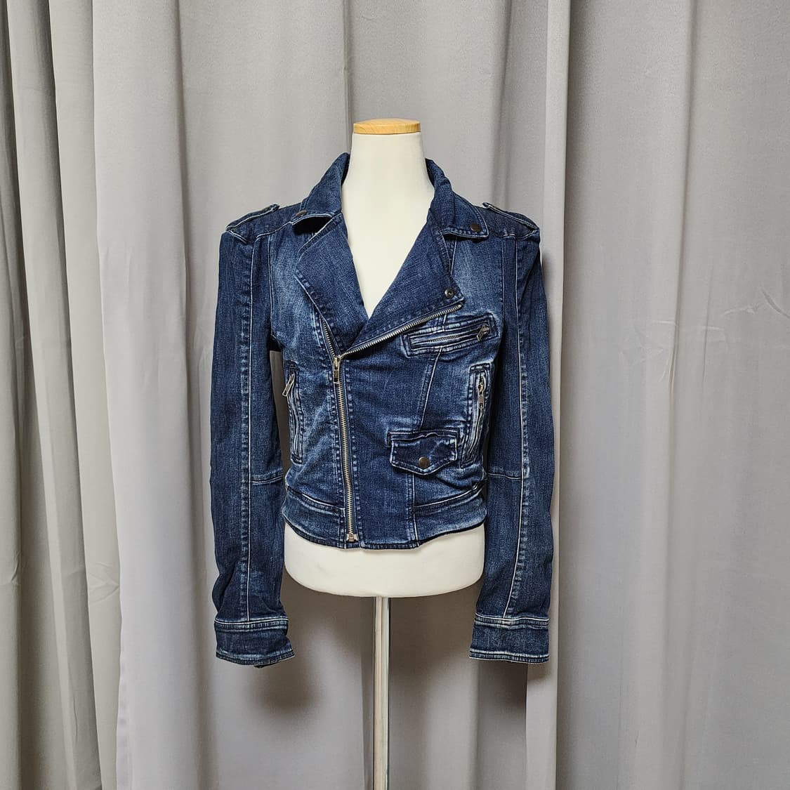 자라 우먼 데님 라이더 자켓
S 상품이미지1