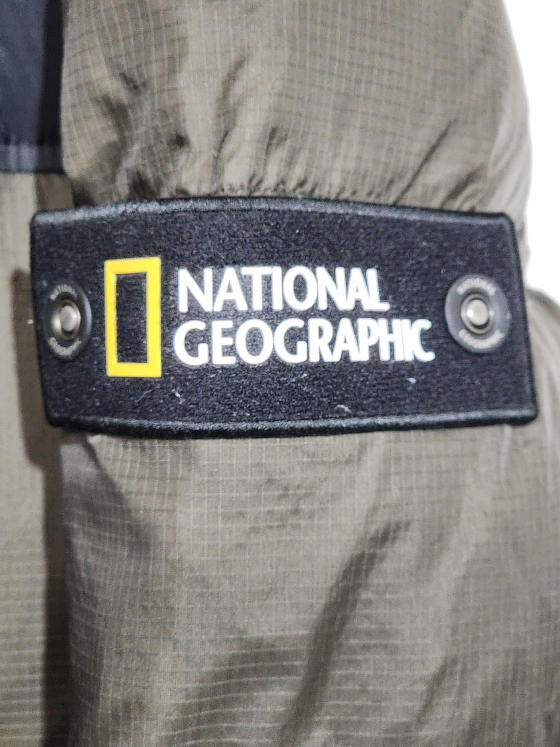 (XL) 내셔널지오그래픽 롱패딩 오리털 점퍼 와펜 다운코트 후드 상품이미지6