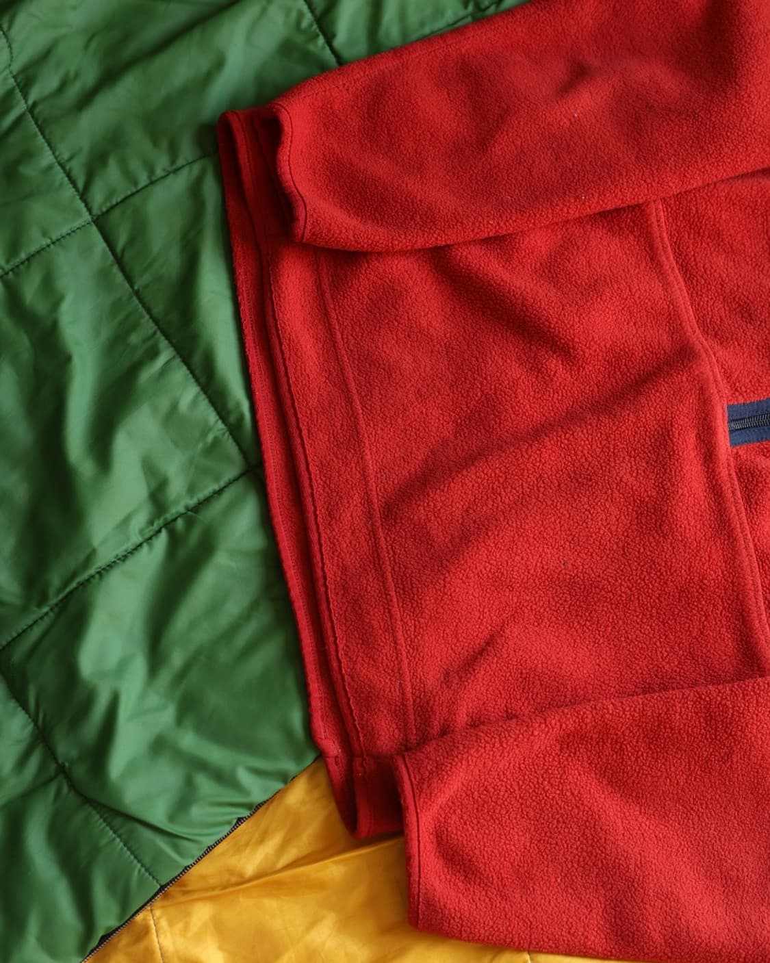 파타고니아 00s 마수피얼 신칠라 하프집업 플리스 딥 레드 XS 상품이미지7