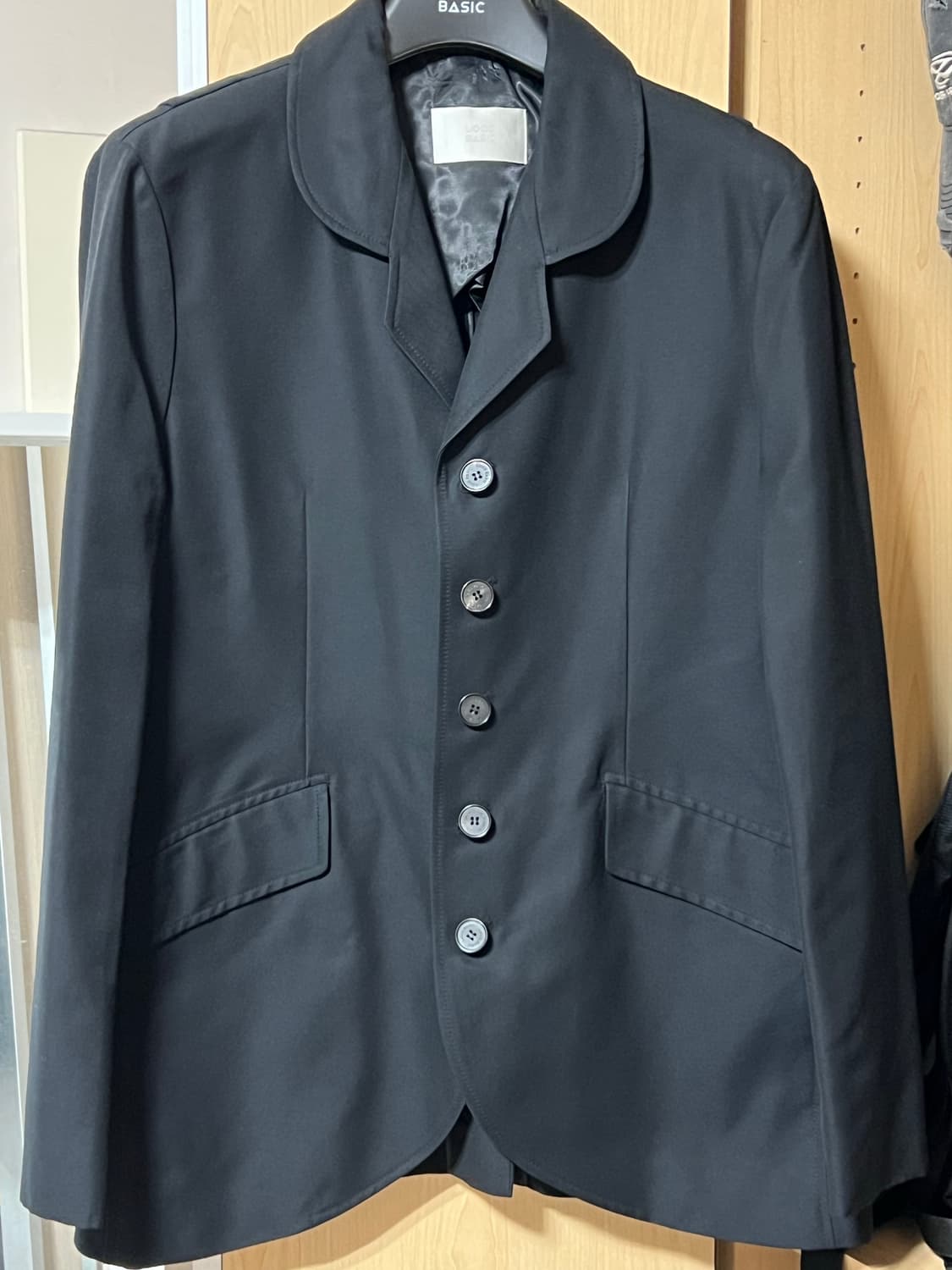 로코베이직 5버튼 블레이저 블랙 L 상품이미지6