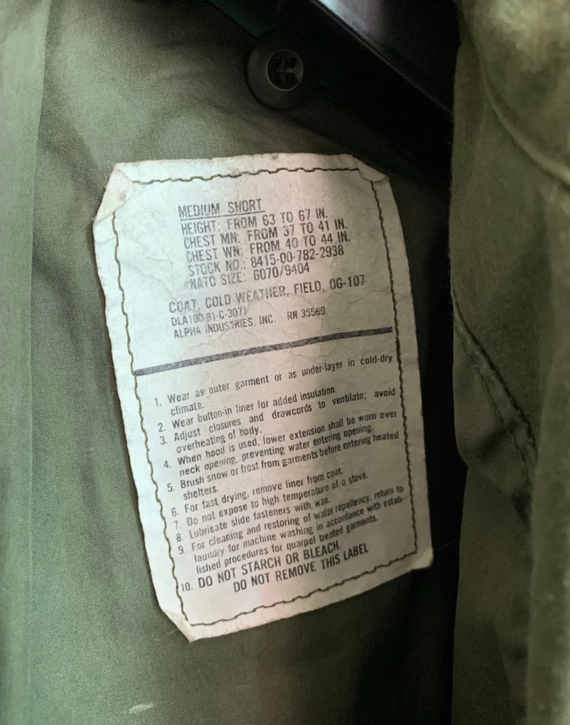 M65 필드자켓 m-s 상품이미지3