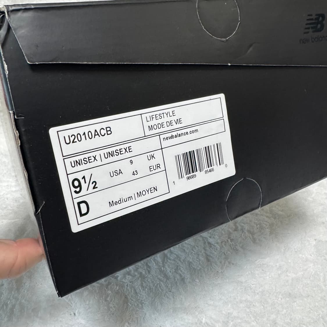 뉴발란스 x 카키스 U2010ACB 앱졸브 블랙 팬텀 275 상품이미지7