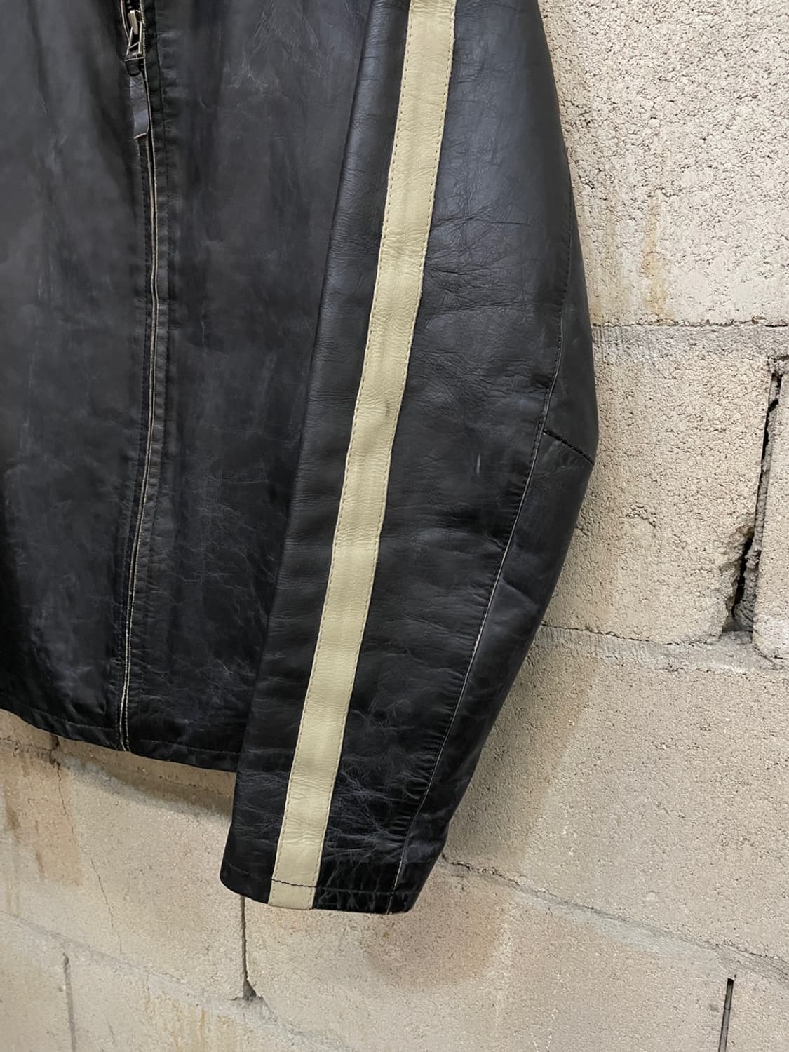 빈티지 게스 싱글 라이더 자켓 상품이미지3