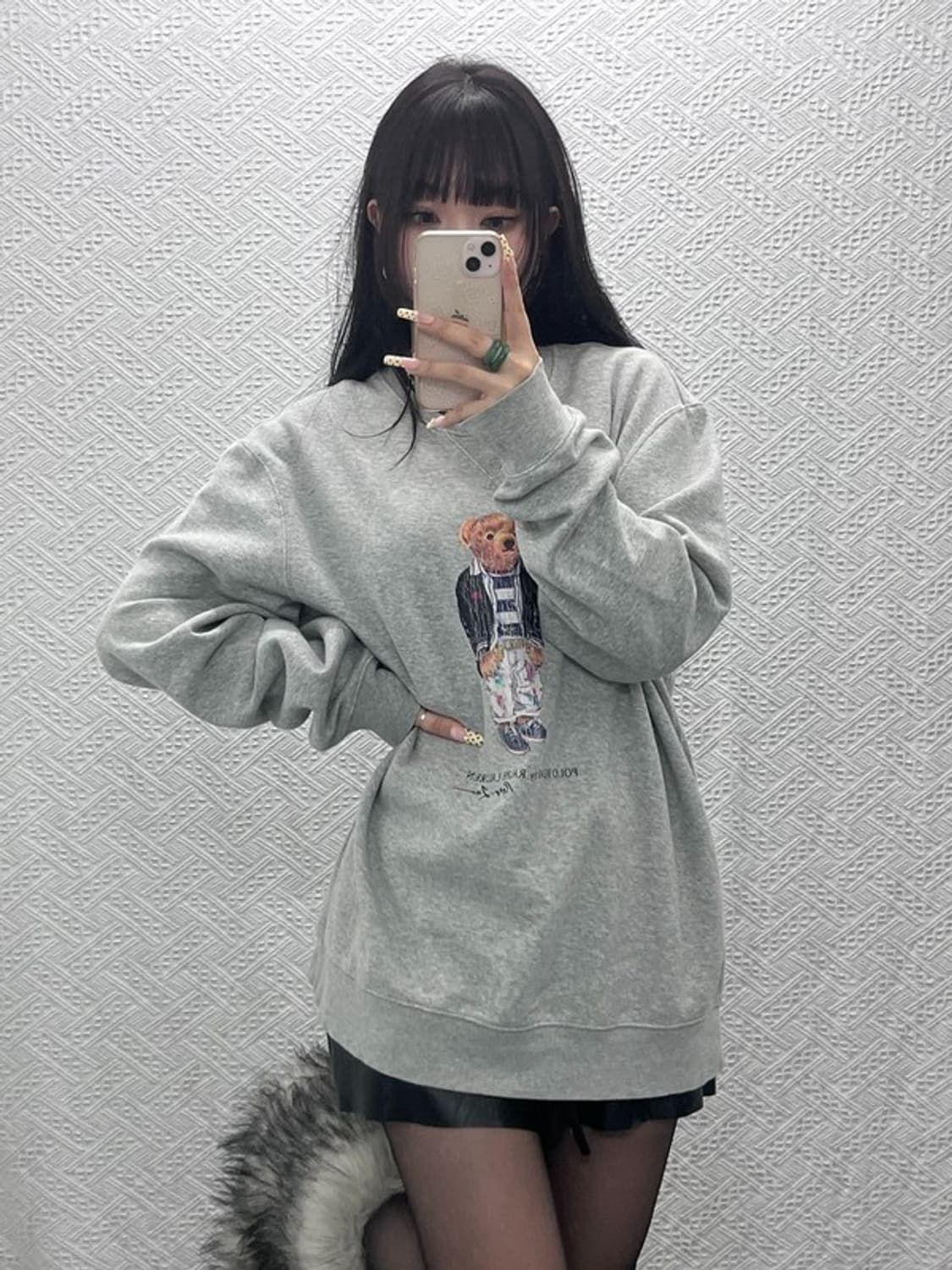 폴로 랄프로렌 빈티지 키치 폴로베어 프린팅 맨투맨 XL C09826 상품이미지1