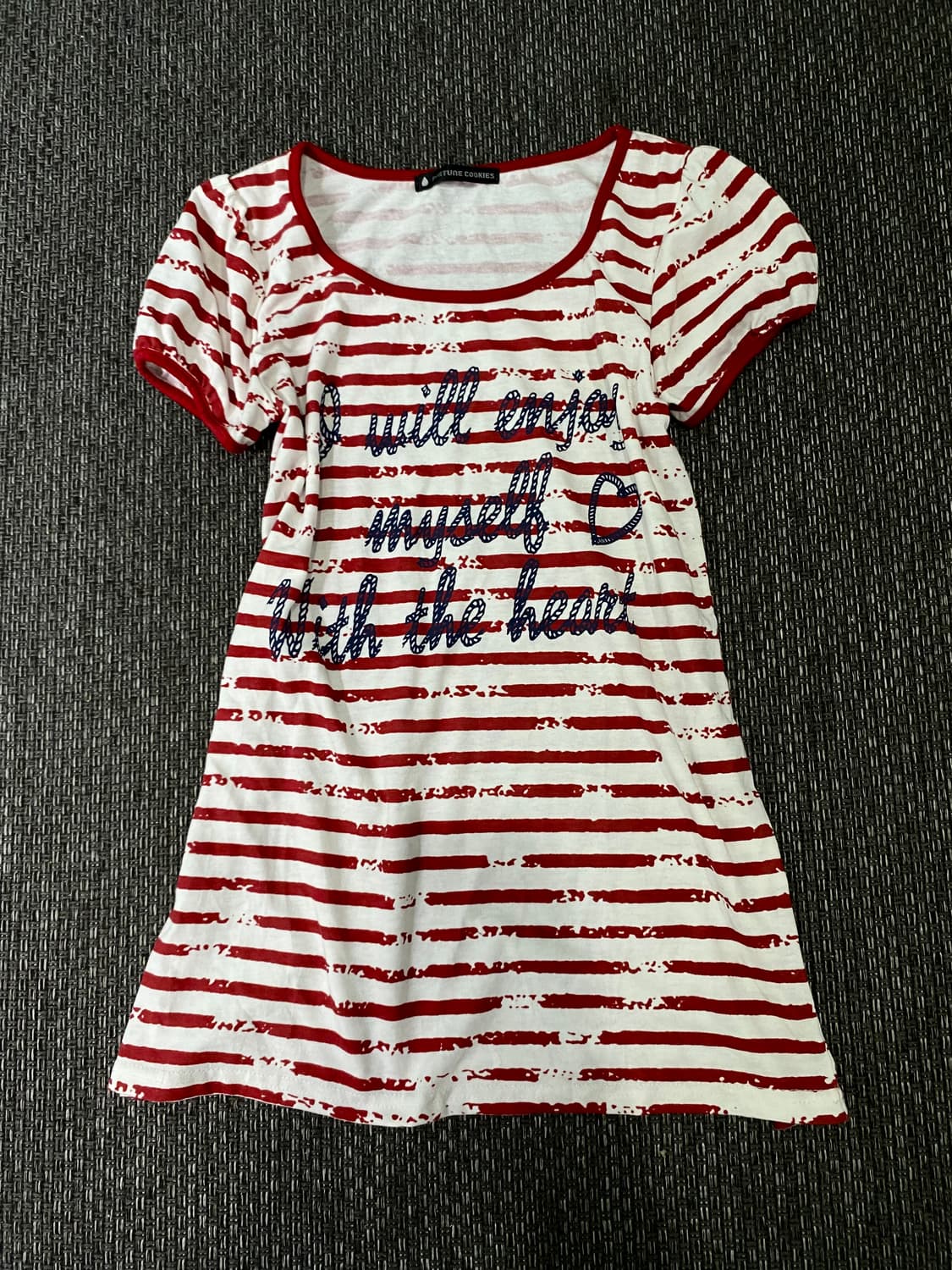 Kitsch&Y2K Red Stripe Tee 상품이미지8