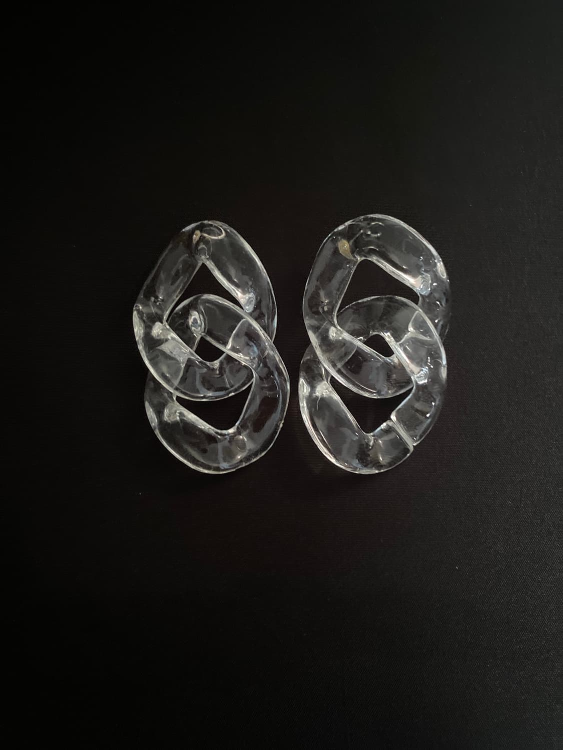 투명 체인 귀걸이 상품이미지3