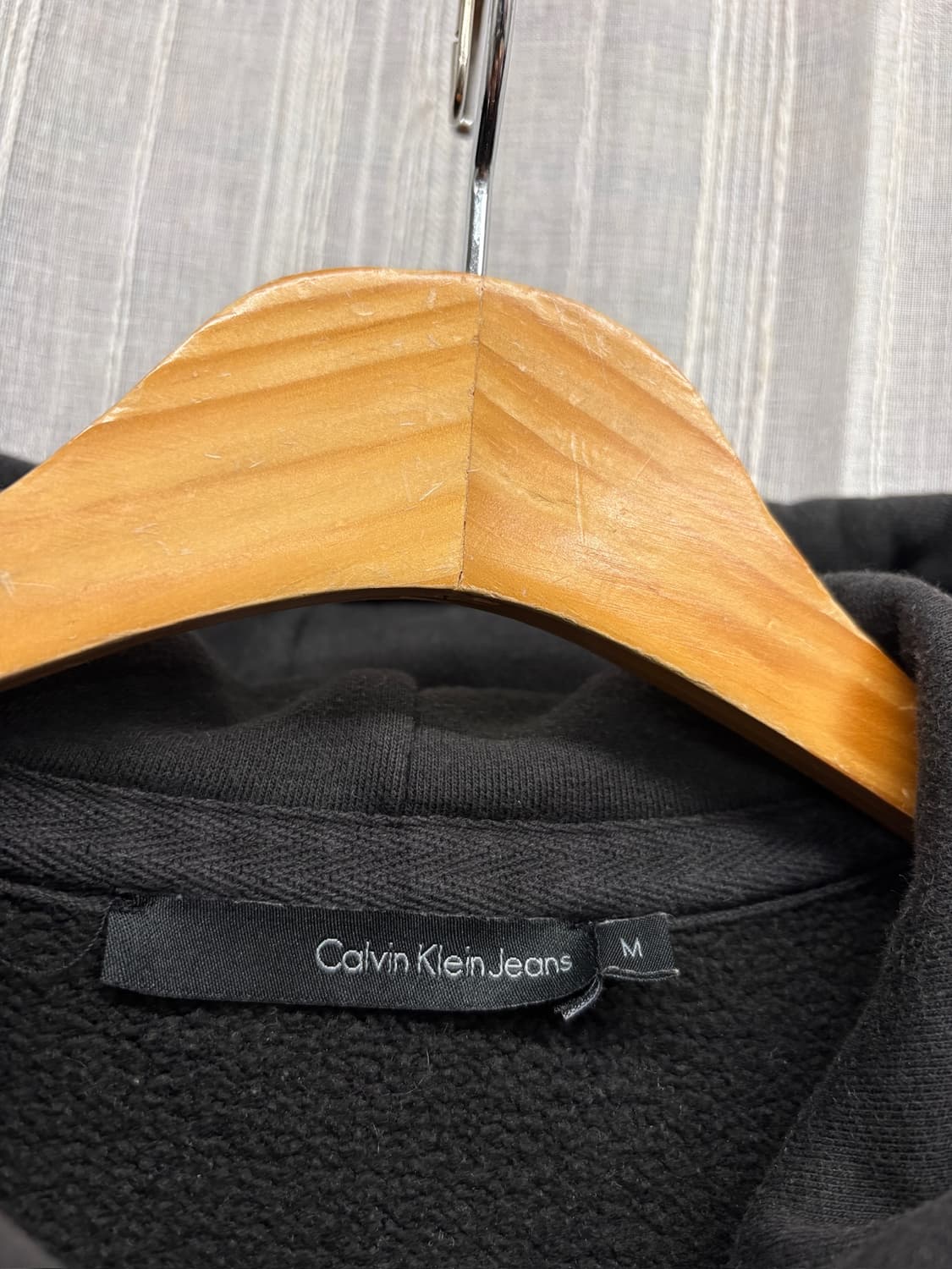 CK 캘빈클라인 로고 후드집업 티셔츠 상품이미지4