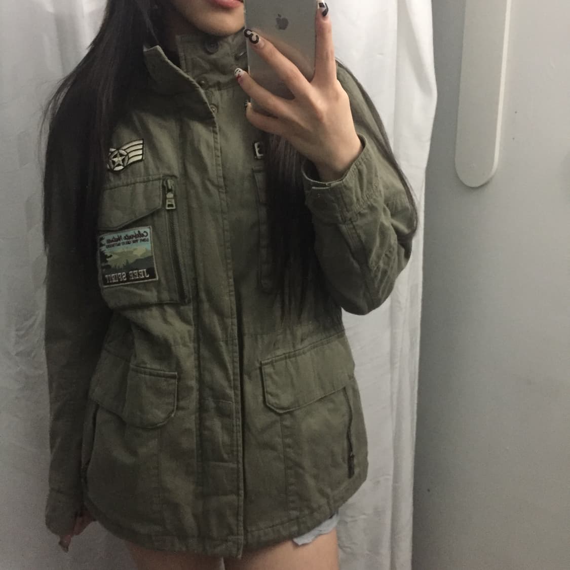 Jeep 지프 모리걸 밀리터리 히든 후드 자켓 상품이미지2