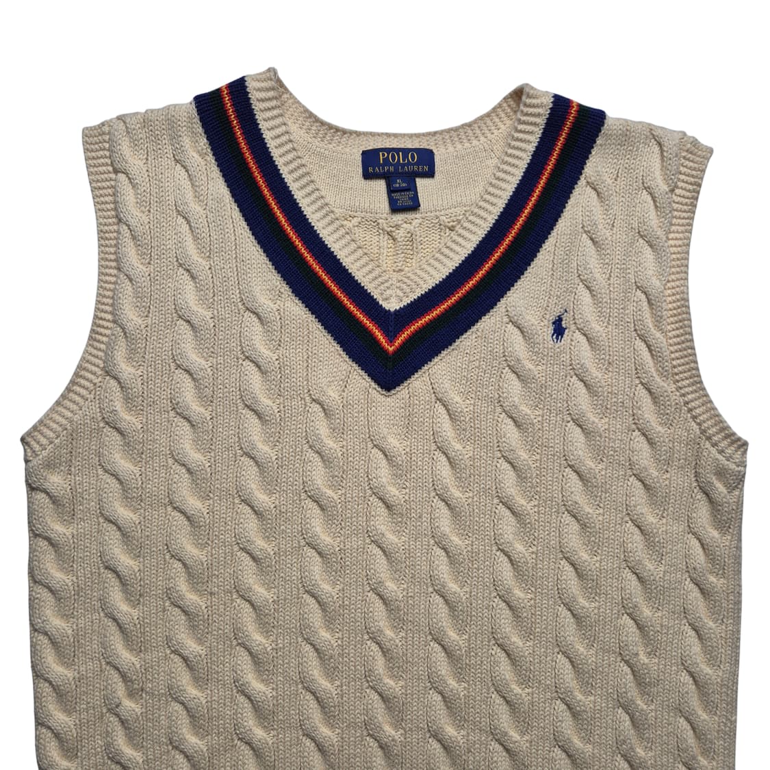 [XL(18-20)] 폴로 랄프로렌 크리켓 케이블 니트베스트 상품이미지3
