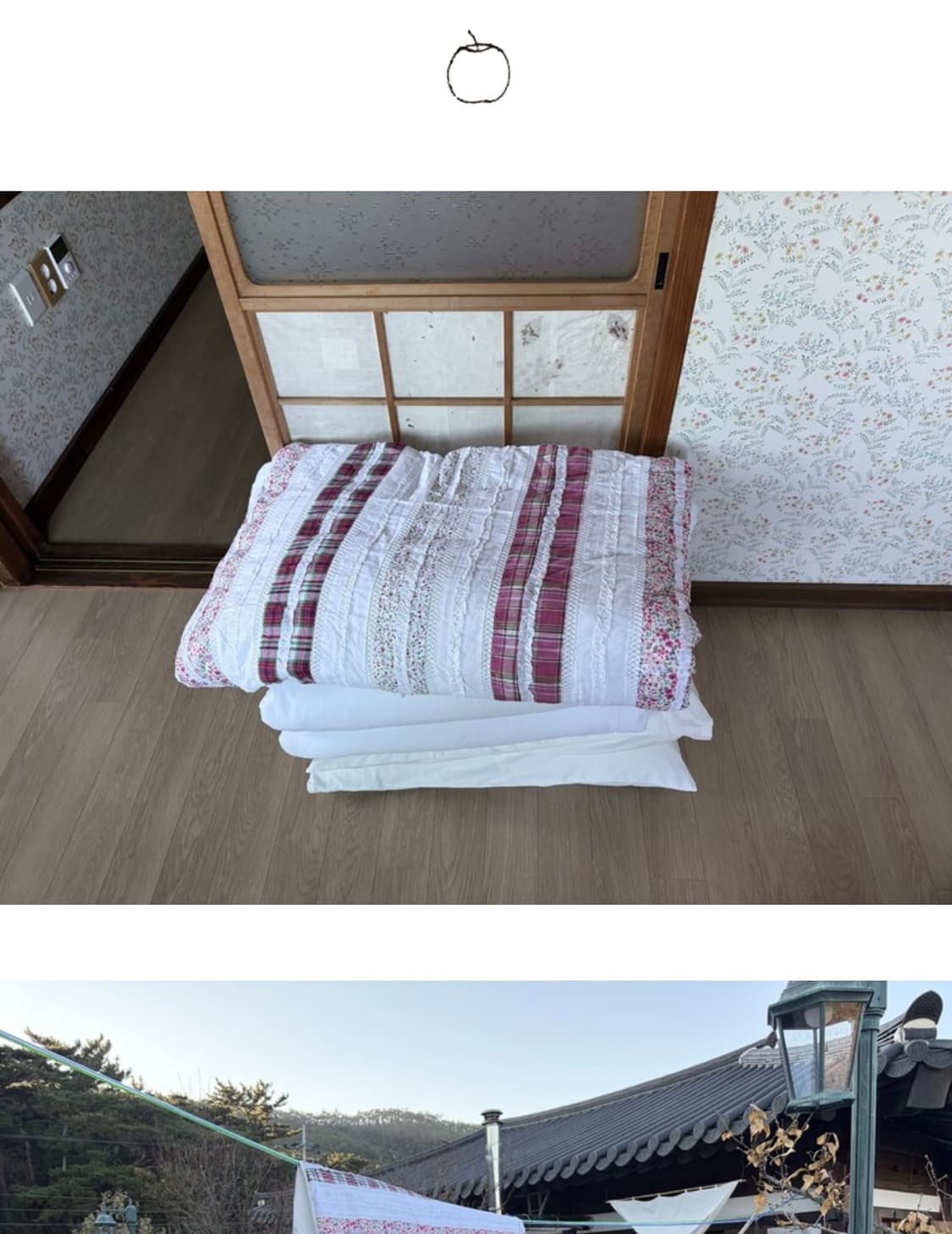 (새상품) 샵아오리 핑크 패치워크 차렵이불 상품이미지2