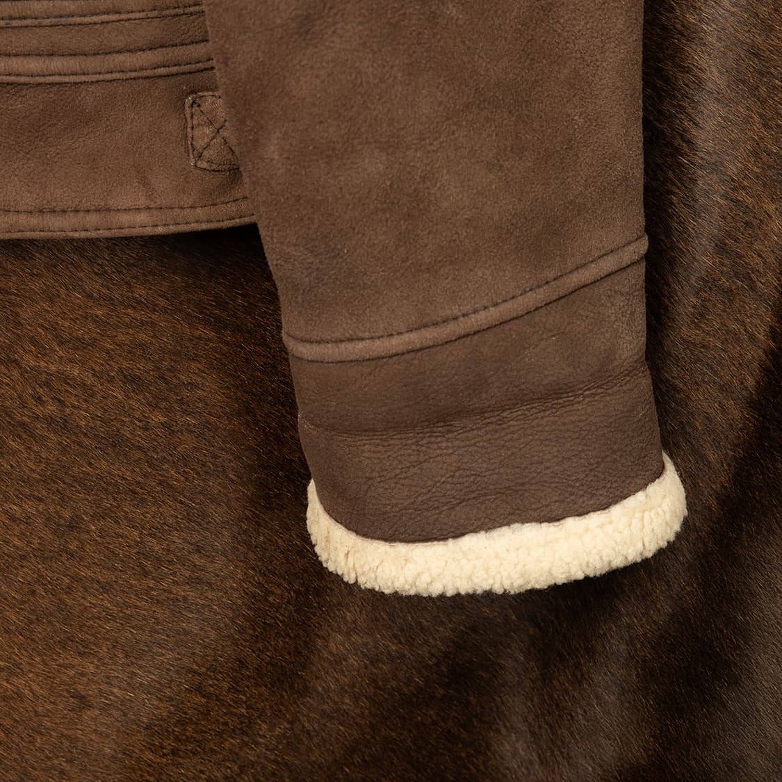 [98] 90s YURIM 빈티지 양가죽 양털 무스탕 일경물산  상품이미지8