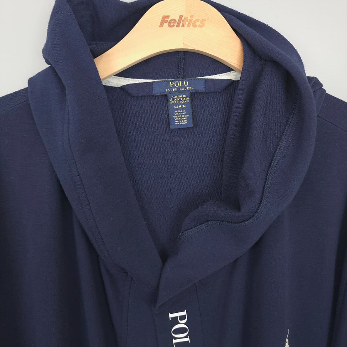 폴로 랄프로렌 POLO RALPH LAUREN 로고 후드 가운 M 상품이미지2