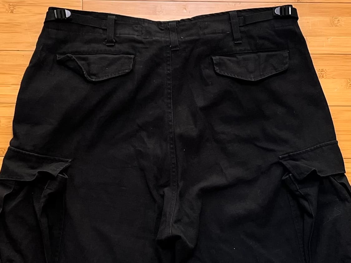 밀리터리 블랙 카고팬츠 W31 상품이미지4