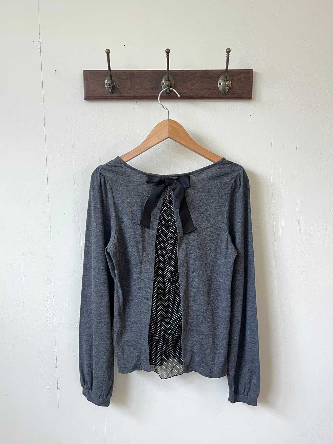 Coupy vtg 백 도트 블라우스 상품이미지5