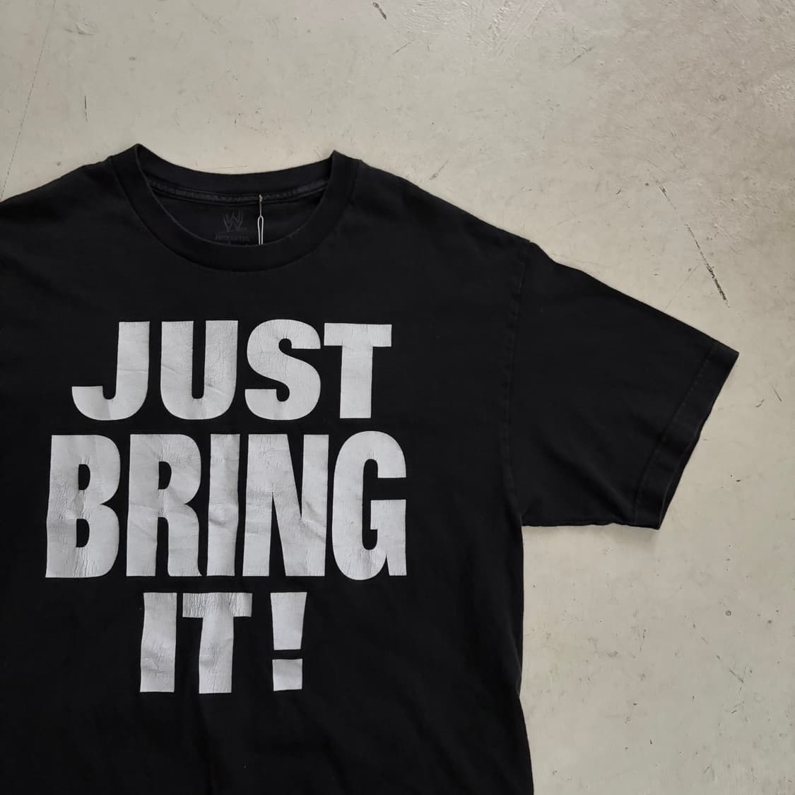 00s WWE 드웨인 존슨 더락 빈티지 반팔티 L 상품이미지2