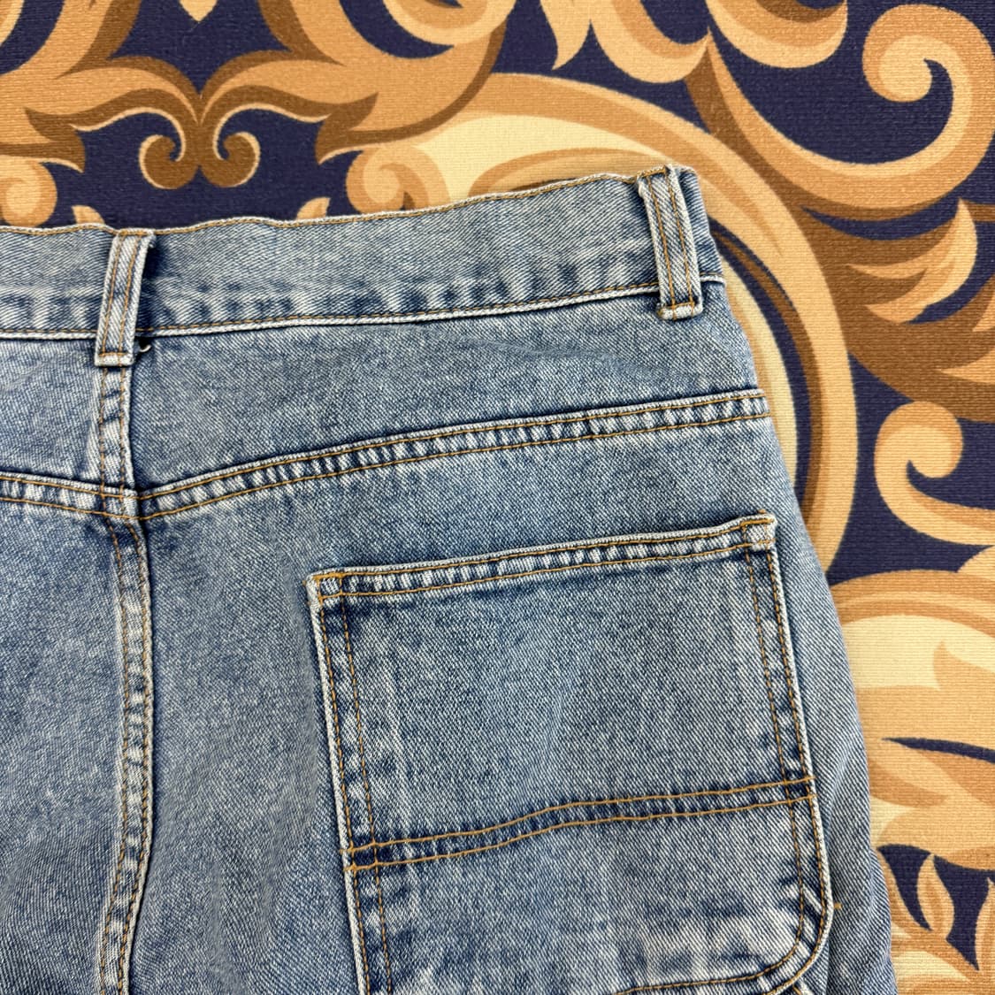 (L)콜라보 Collavo 더블니 데님팬츠 상품이미지4