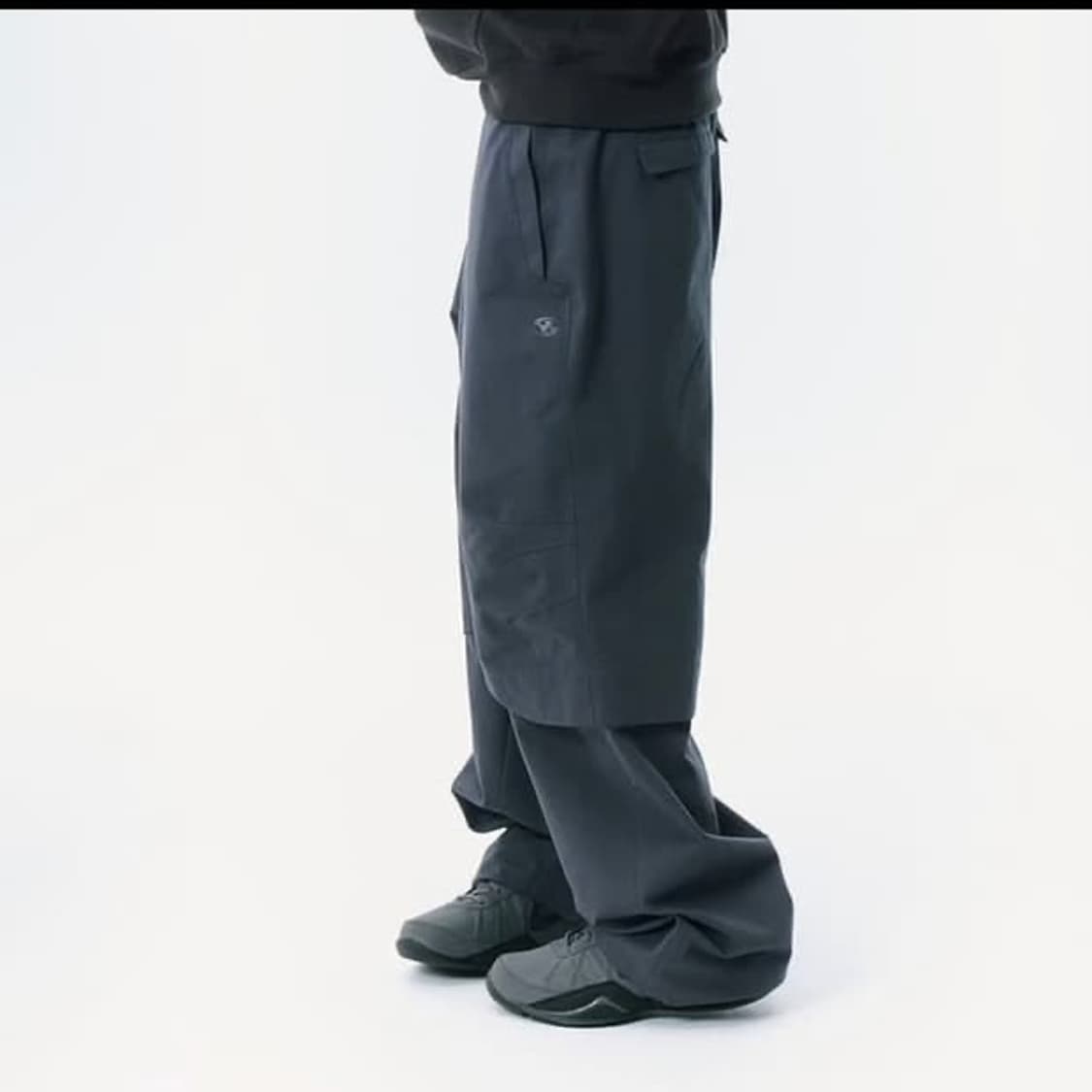 Layered Pants Blue Charcoal 상품이미지1