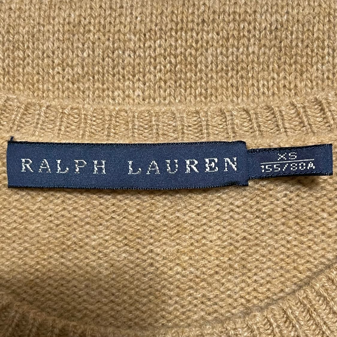 XS 폴로랄프로렌 울 캐시미어 베이지 니트 롱 원피스 상품이미지4