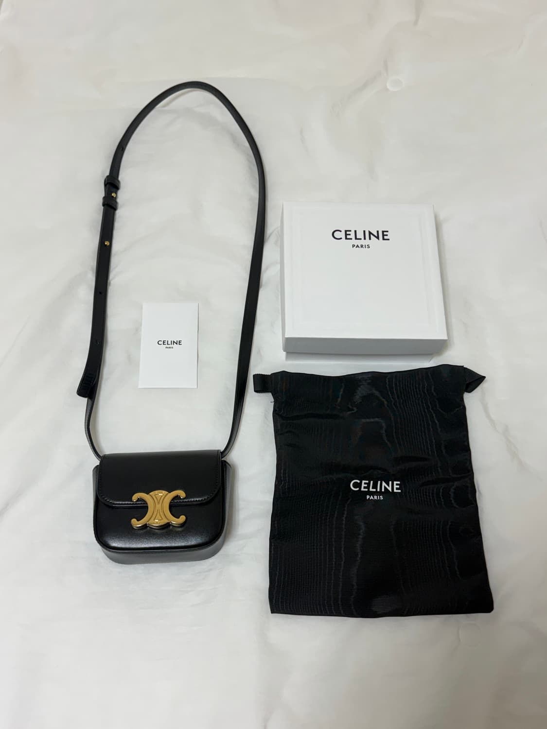 셀린느 미니 클로드백 트리오페 블랙 상품이미지1