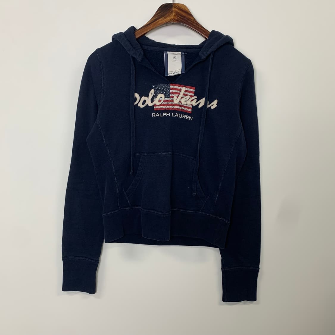 폴로 진스 성조기 네이비 후드티 상품이미지2