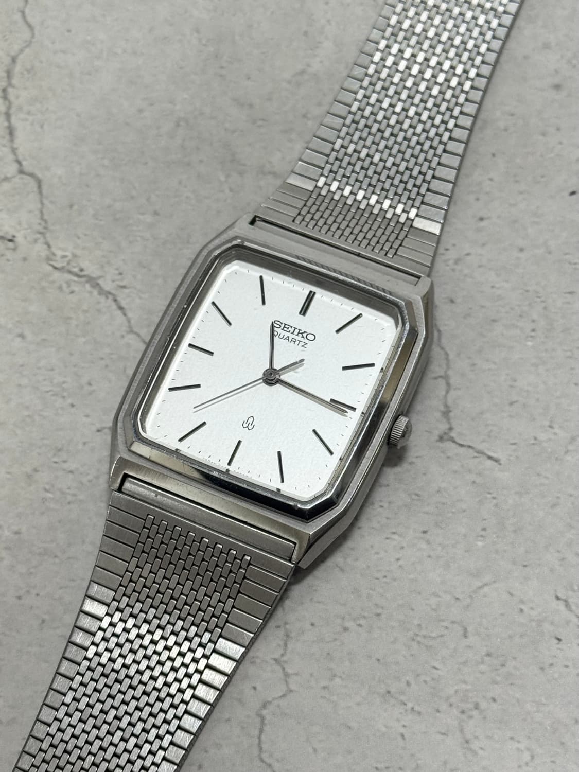 80s 빈티지 세이코 탱크 쿼츠 상품이미지2