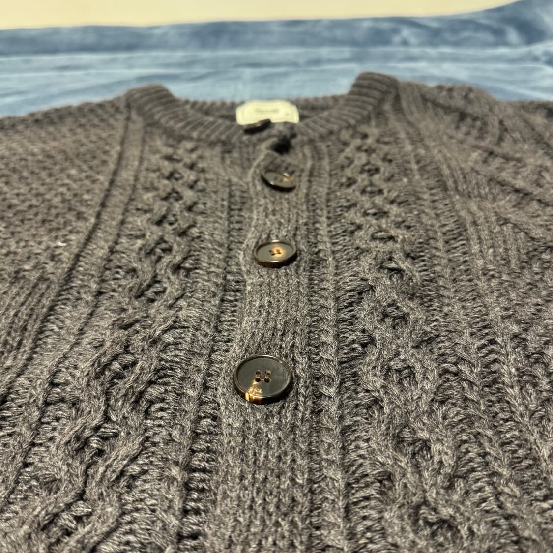 어나더오피스 구랜드마 케이블 가디건 상품이미지3